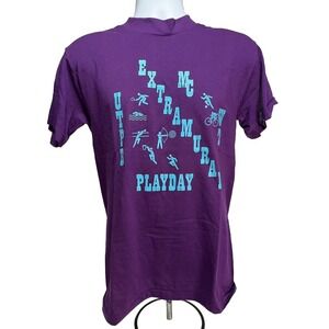 UTPB Vintage 70s Extramural T-Shirt Large Texas‎ Permian Basin Single Stitch USA